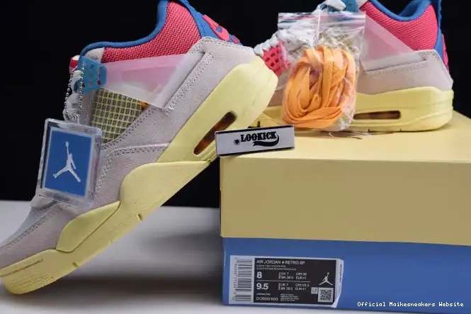 Official Maikesneakers Jordan Guava Air DC9533-800 4 Ice Retro Union 0604